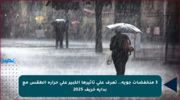 3 منخفضات جوية.. تعرف على تأثيرها الكبير على حرارة الطقس مع بداية خريف 2025